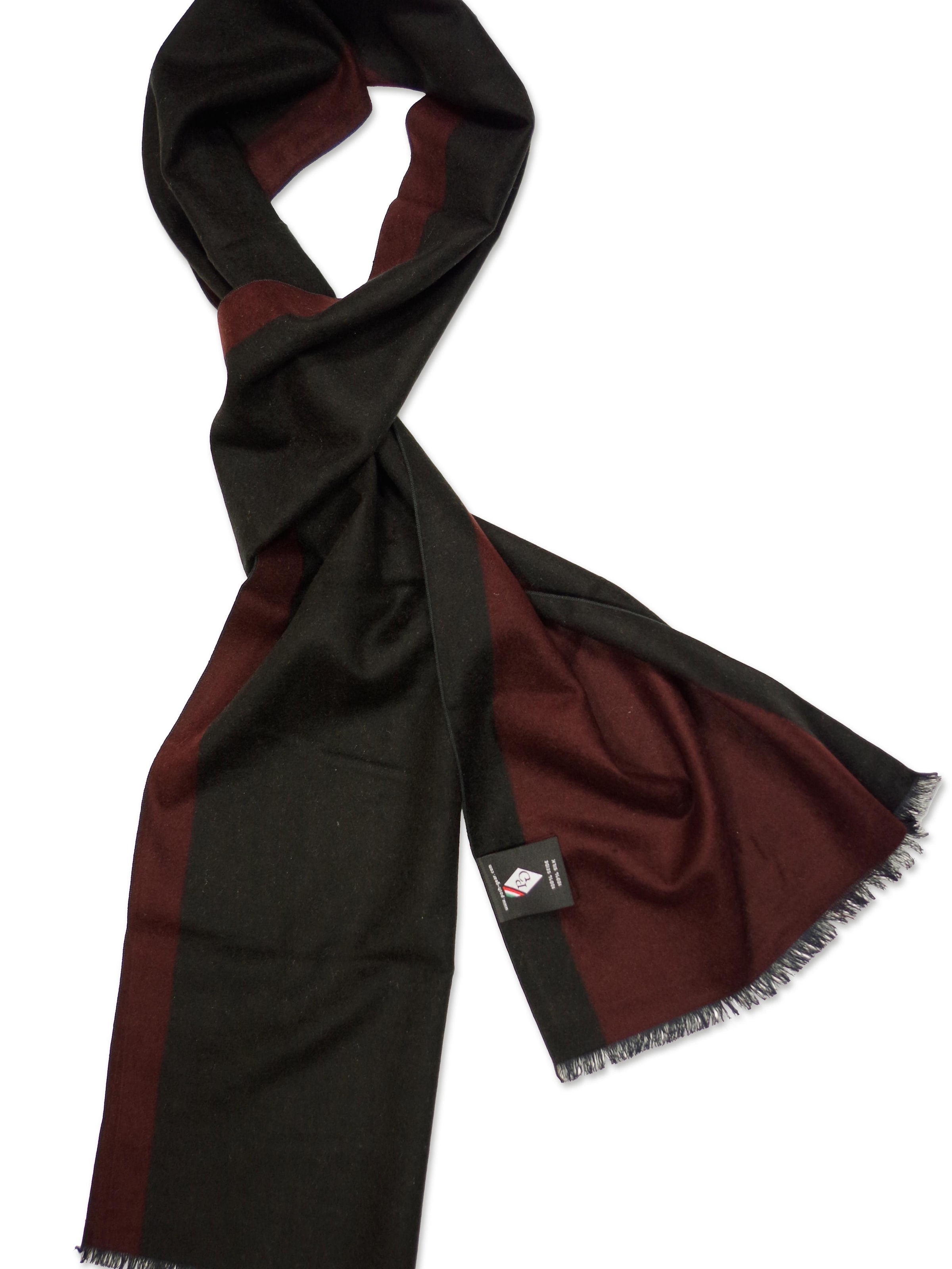 Posh Gear Scarf 'Bicolor' in Brown: front