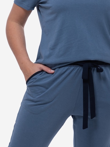 Ammann Pyjama 'Night & Home'‌ in Blau