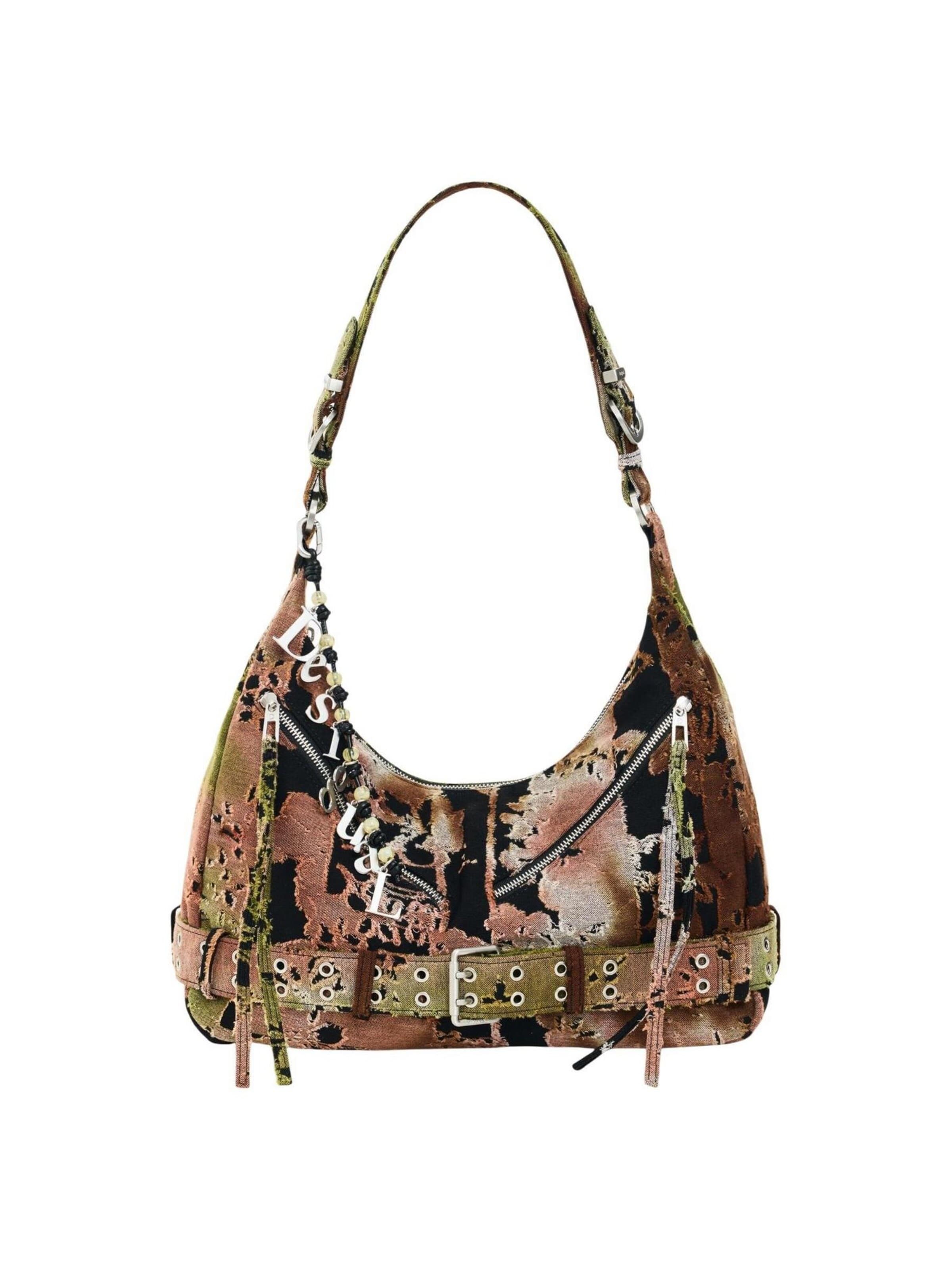 Desigual Schoudertas 'GALERNA HEAVEN' in Groen: voorkant