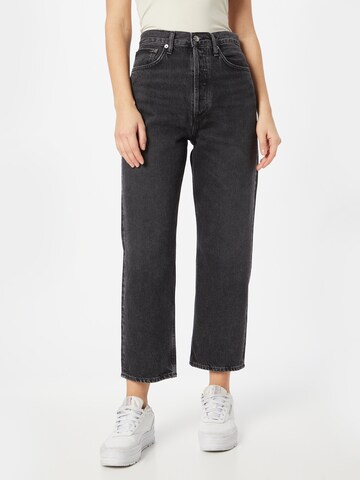 AGOLDE Wide leg Jeans in Zwart: voorkant