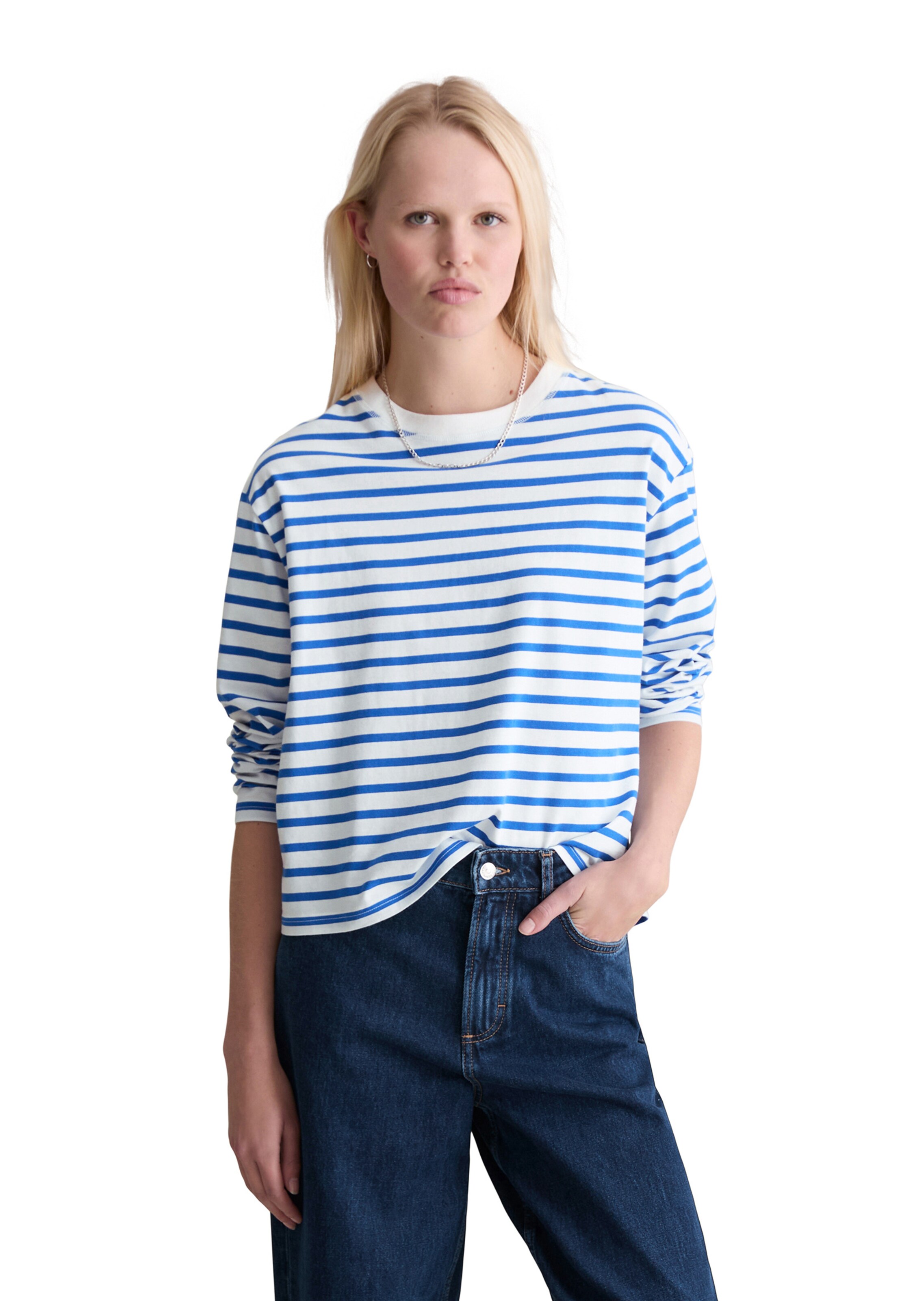 Marc O'Polo DENIM Shirt in Weiß: Vorderseite