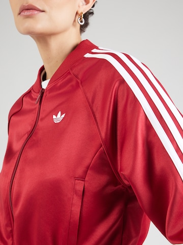 ADIDAS ORIGINALS Bluza rozpinana 'SST' w kolorze czerwony