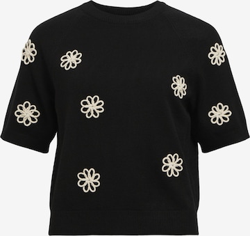 Pull-over OBJECT en noir : devant