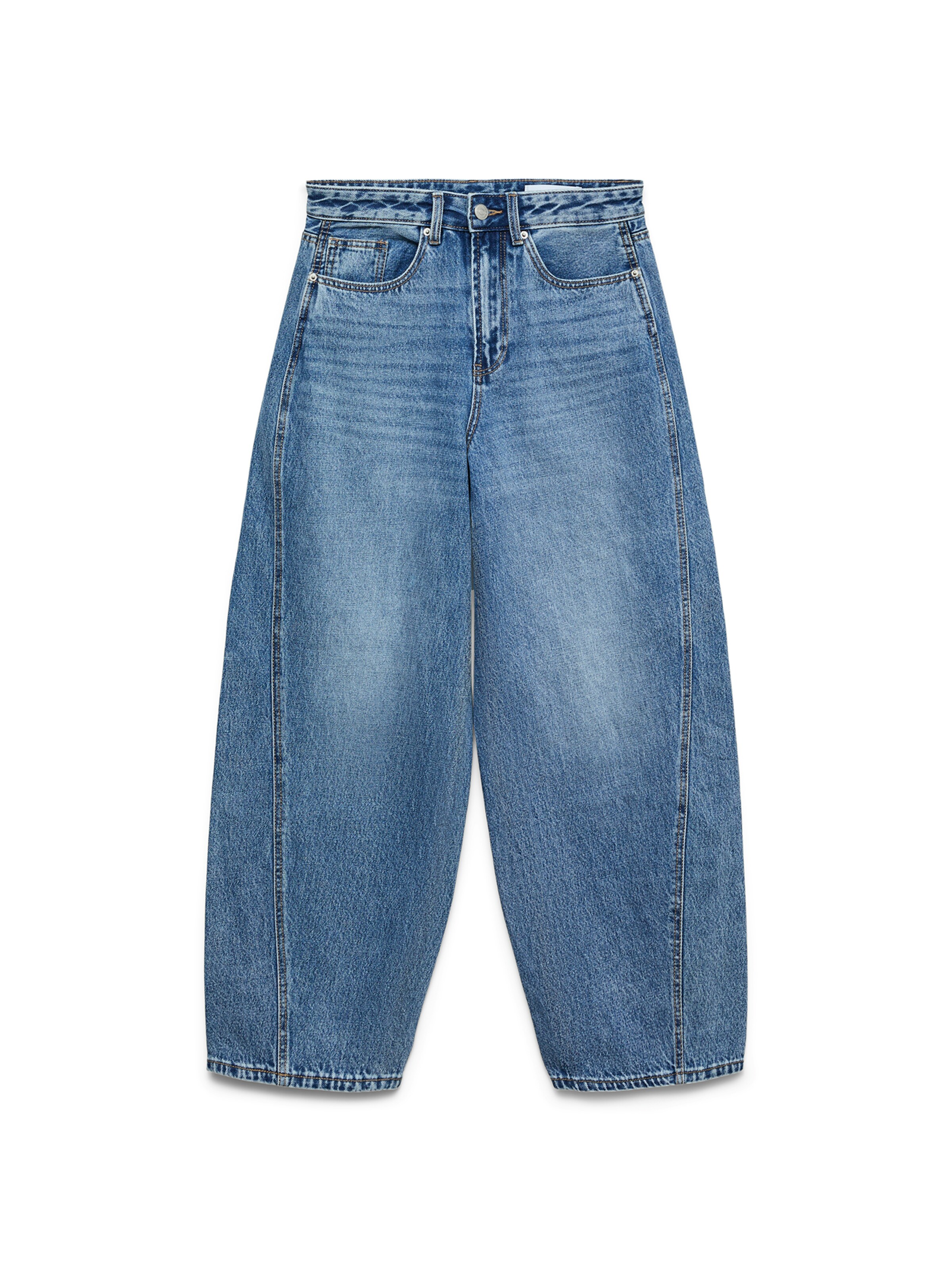 VERO MODA - Barrel Vaquero 'VMZoe' en azul: frente