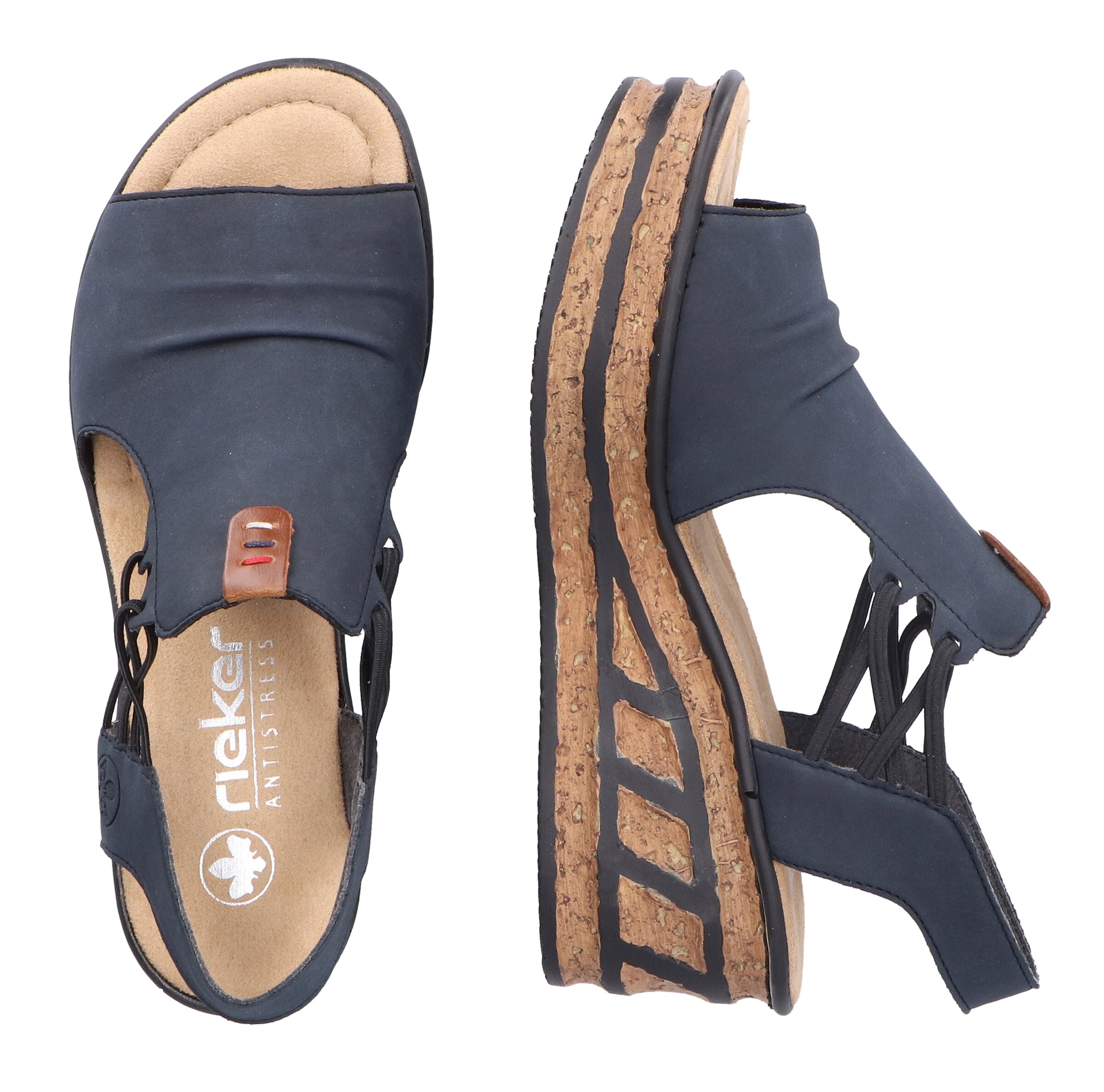 Sandales Rieker en bleu