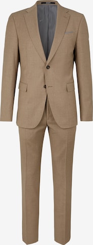 JOOP! Slimfit Anzug ' Haspar-Bloom ' in Beige: predná strana