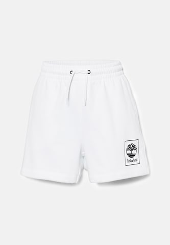 TIMBERLAND Regular Trousers in White: front