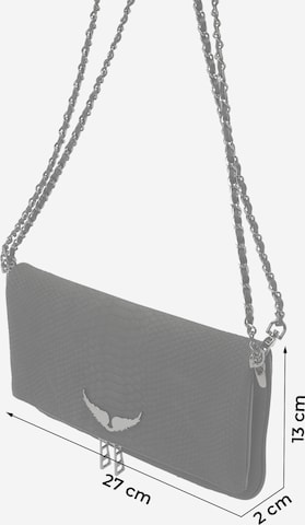 Zadig & Voltaire Clutch 'ROCK' in Zwart