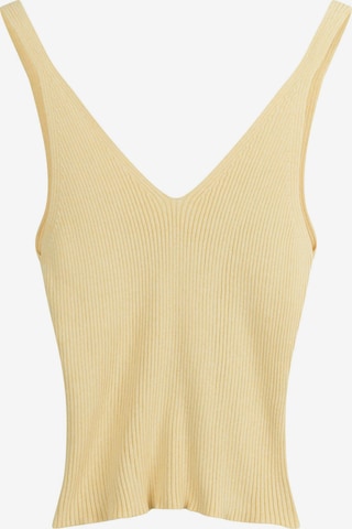 geltona MELA Megzta palaidinė be rankovių 'RHADA': priekis