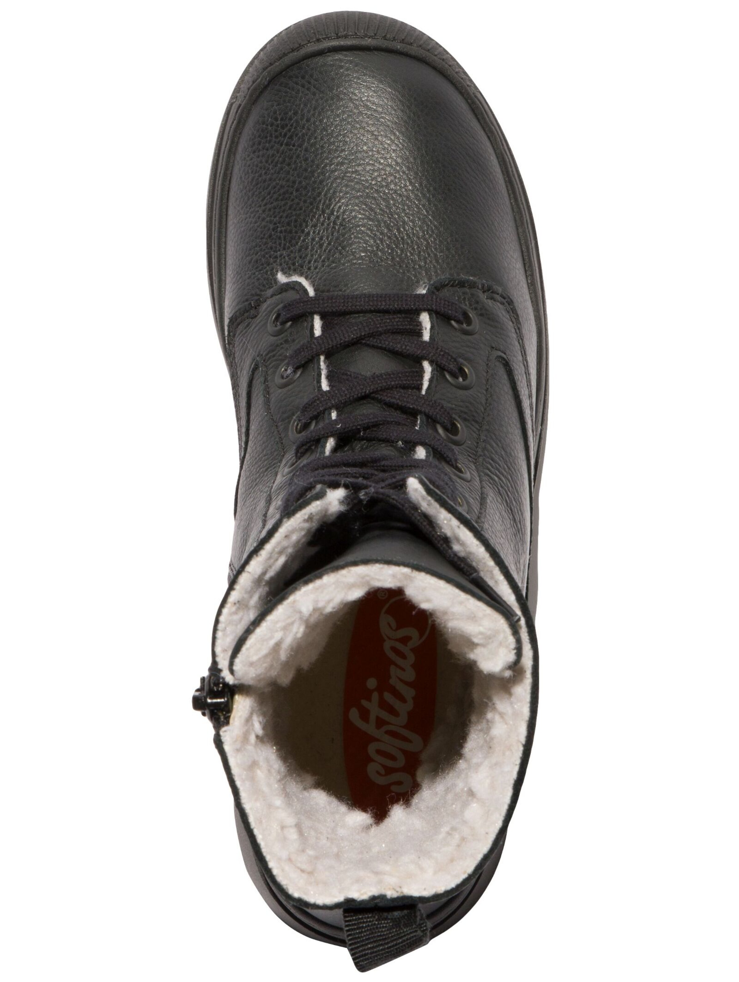 Bottines à lacets Softinos en noir