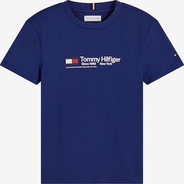 TOMMY HILFIGER T-Shirt 'BRAND LOVE' in Blau: Vorderseite