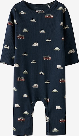 Barboteuse / body 'NBMTHUE' NAME IT en bleu : devant