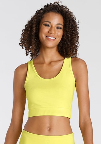 LASCANA Sports Top in Yellow: front