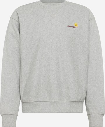 Carhartt WIP Sweatshirt 'American Script' in Grijs: voorkant