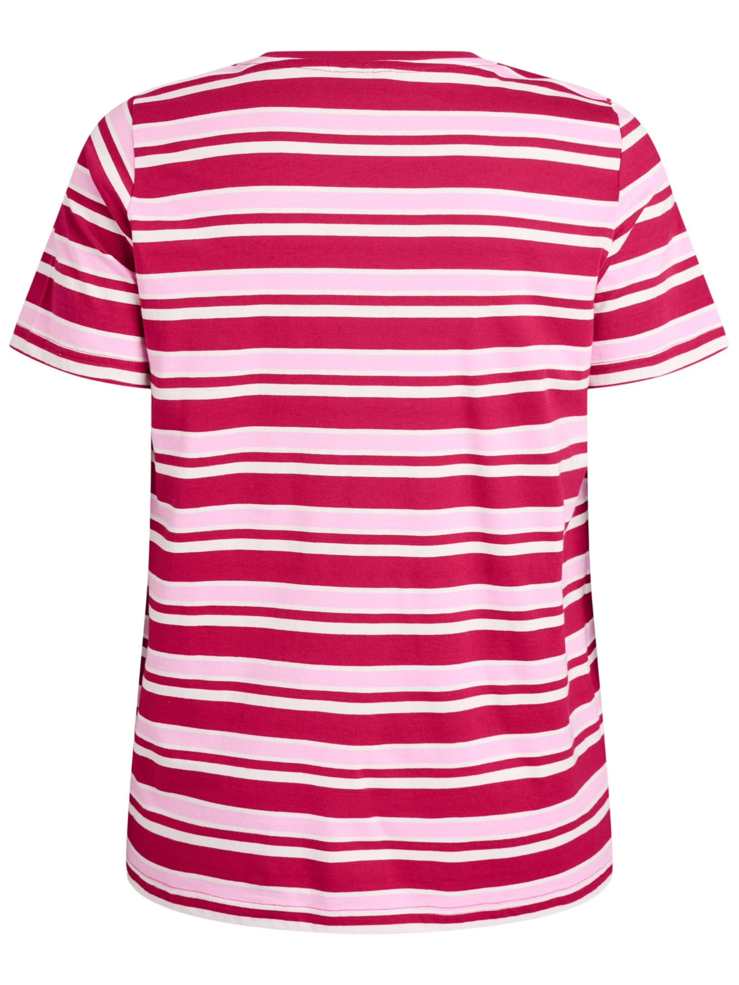 Zizzi Shirt 'Mallis' in Rood