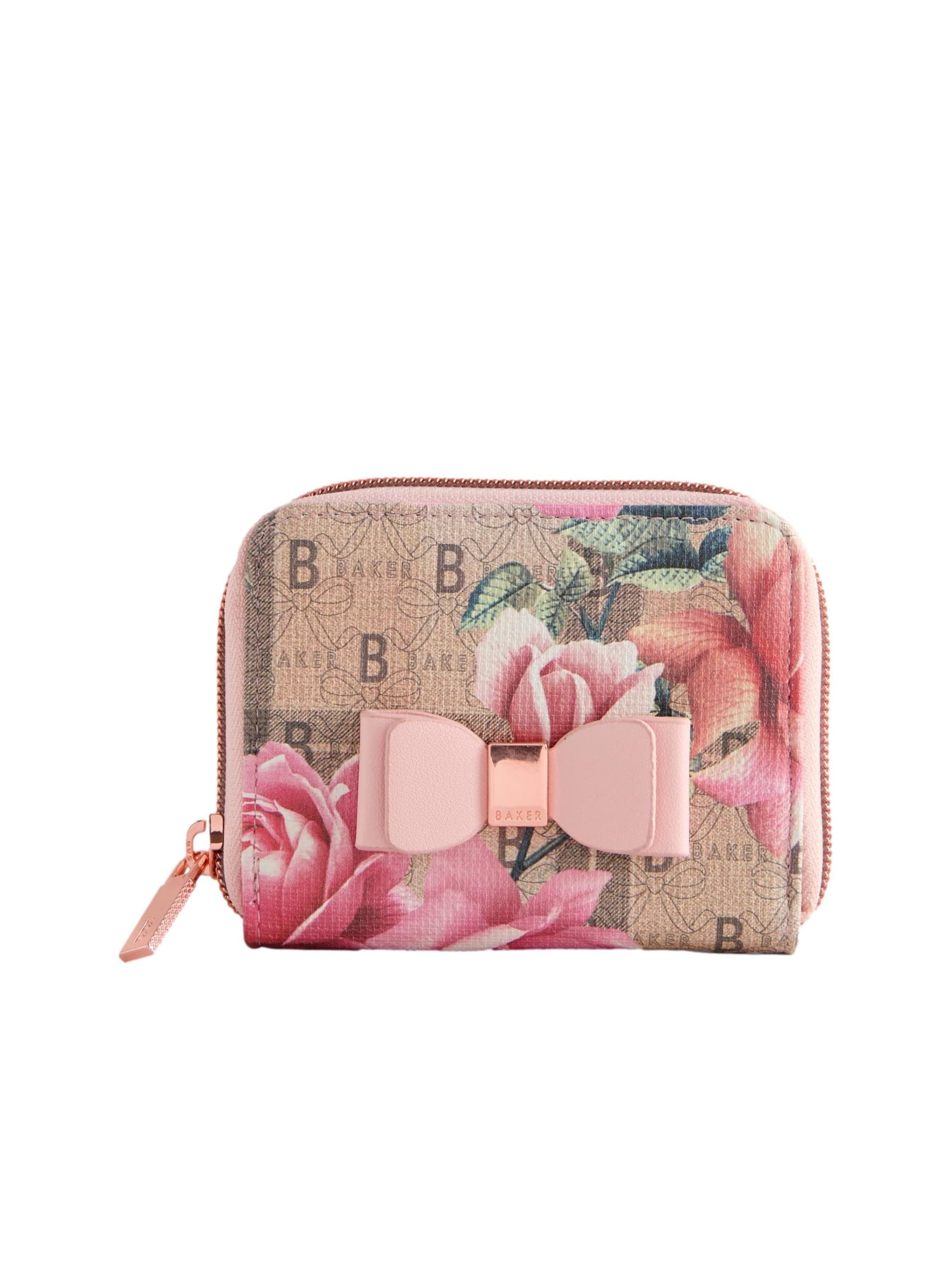 Portamonete di Baker by Ted Baker in rosa: frontale