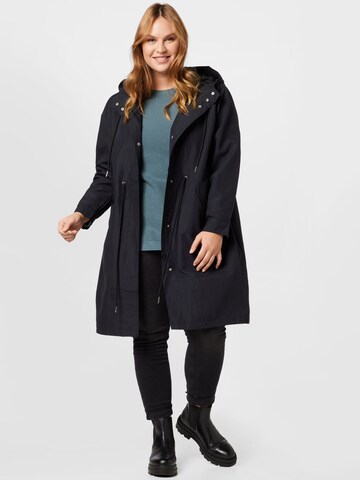 ABOUT YOU Curvy Between-seasons coat 'Denise' in Black