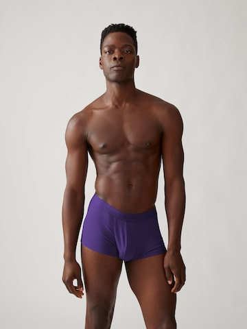 ARMEDANGELS Boxershorts ' KLAAUS ' in Lila: voorkant