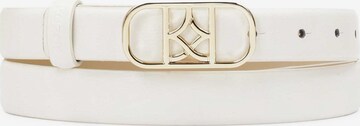 Kazar Belt in White: front