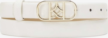 Kazar Belt in White: front