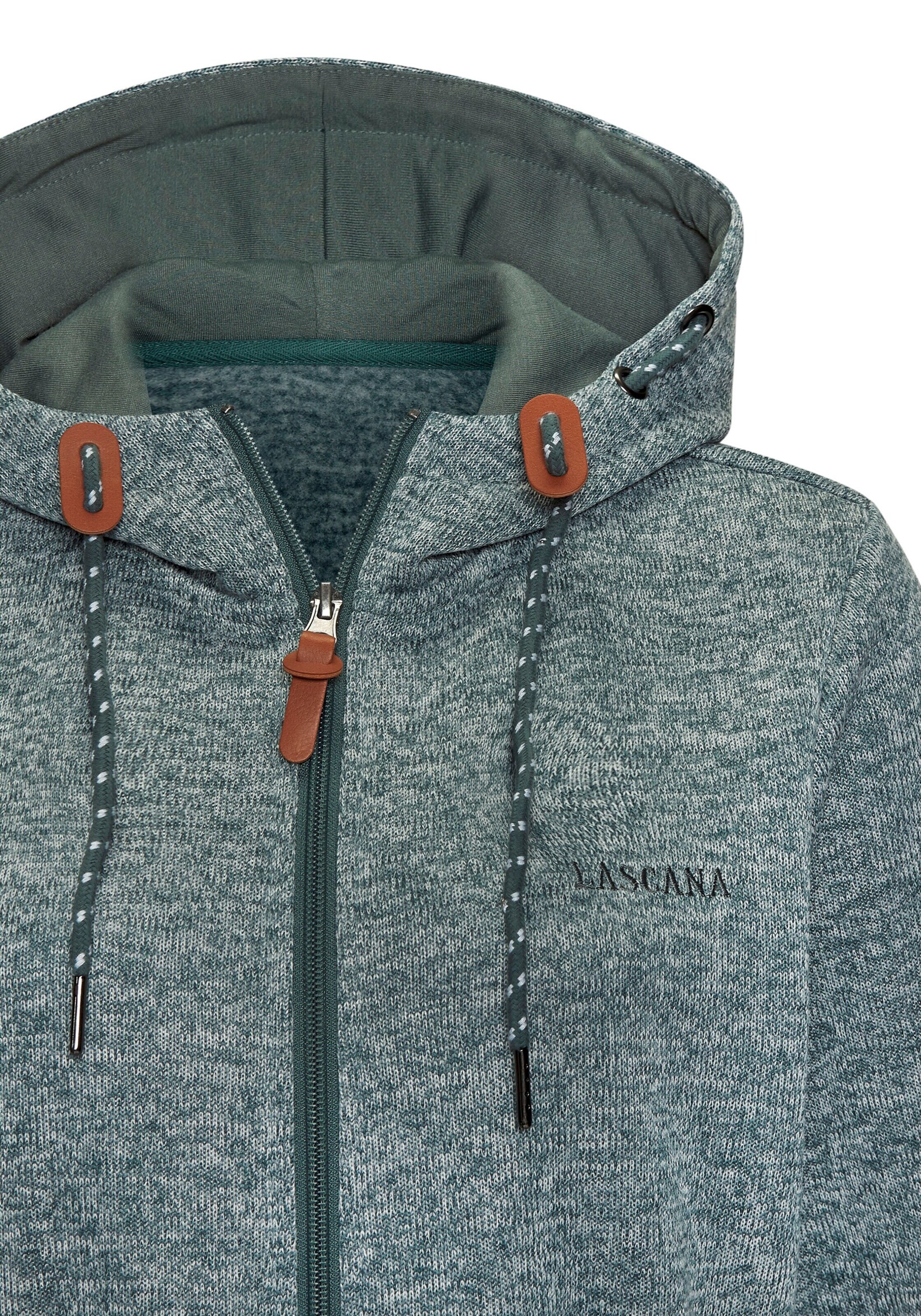 LASCANA Fleece Jacket in Green
