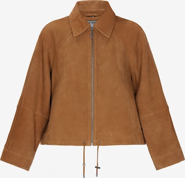 Veste mi-saison DreiMaster Vintage en marron : devant