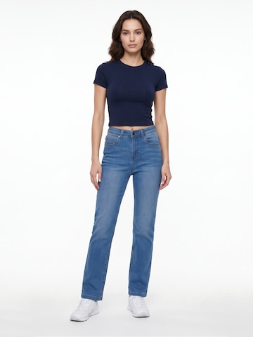 ESRA Jeans 'Straight Leg Jeans aus extra weicher Baumwolle' in Blau: Vorderseite