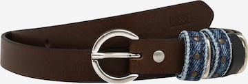 DIESEL - Cinturón 'DEA' en marrón: frente