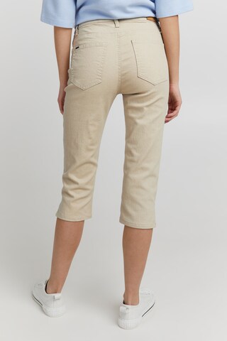 Oxmo Slimfit Hose 'Pam' in Beige