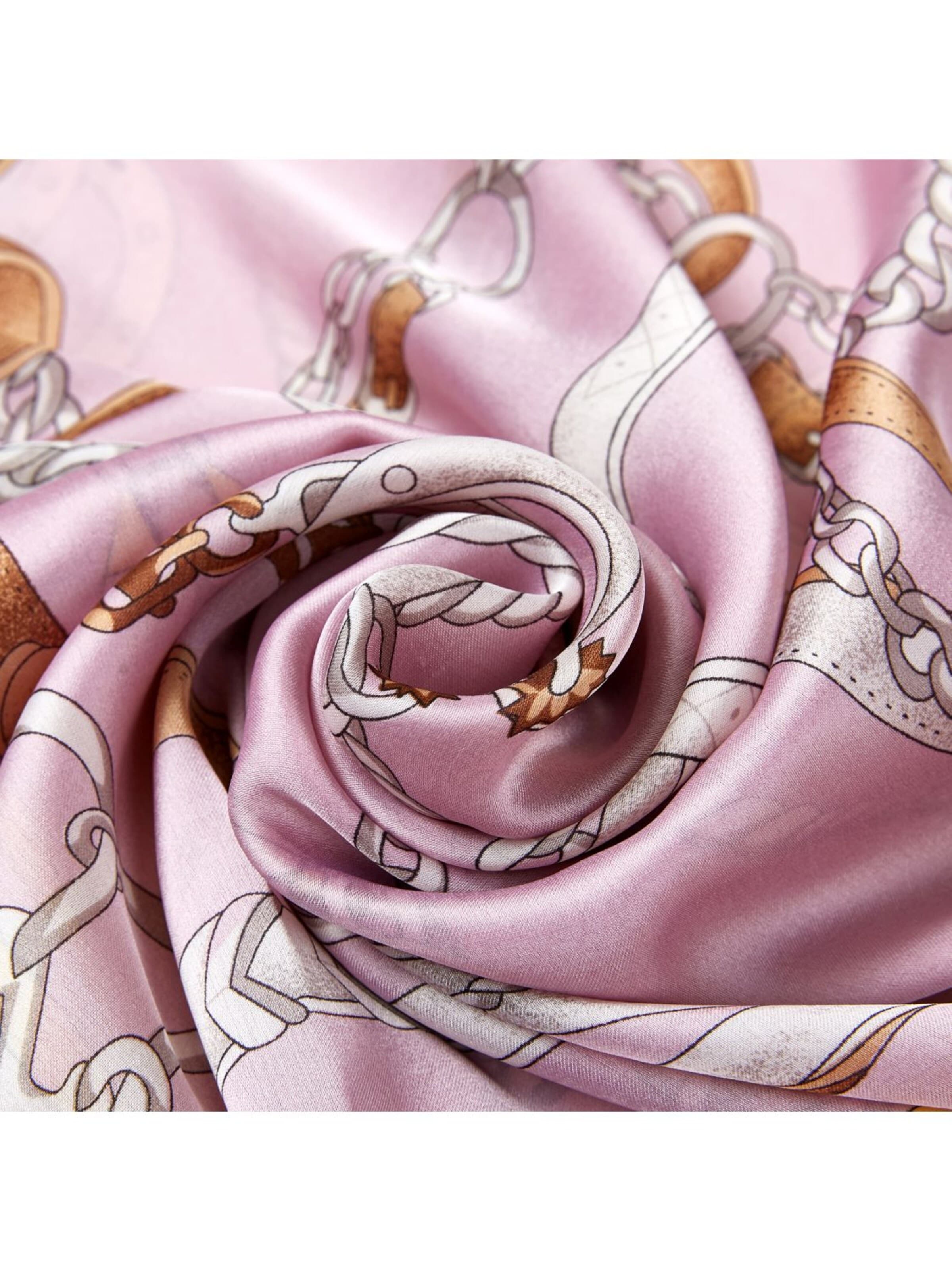 19V69 ITALIA - Chal 'Etole Soie Artbelt' en rosa