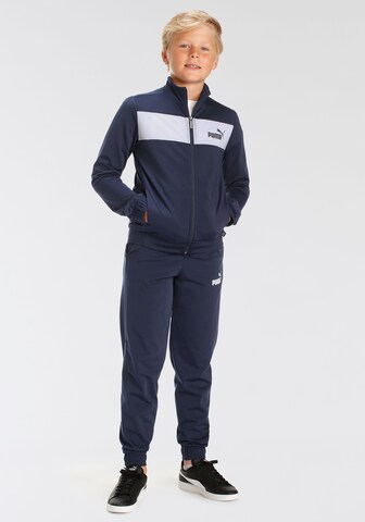 PUMA Sweat suit 'Poly' in Blue: front