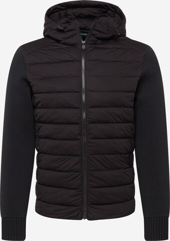 SAVE THE DUCK Between-season jacket 'FERDI' in Black: front
