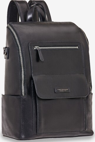 The Bridge Backpack in Black: front