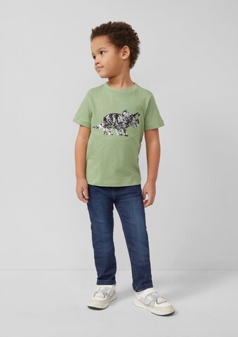 T-Shirt s.Oliver en vert : devant