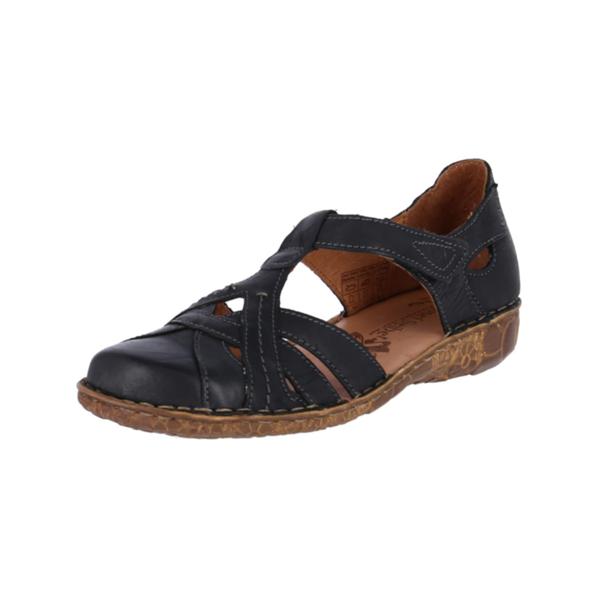 Sandalo 'Rosalie' di JOSEF SEIBEL in nero: frontale