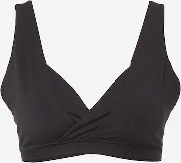 juoda ADIDAS PERFORMANCE Biustjė Sportinė liemenėlė 'Essentials Studio Light-Support Nursing': priekis