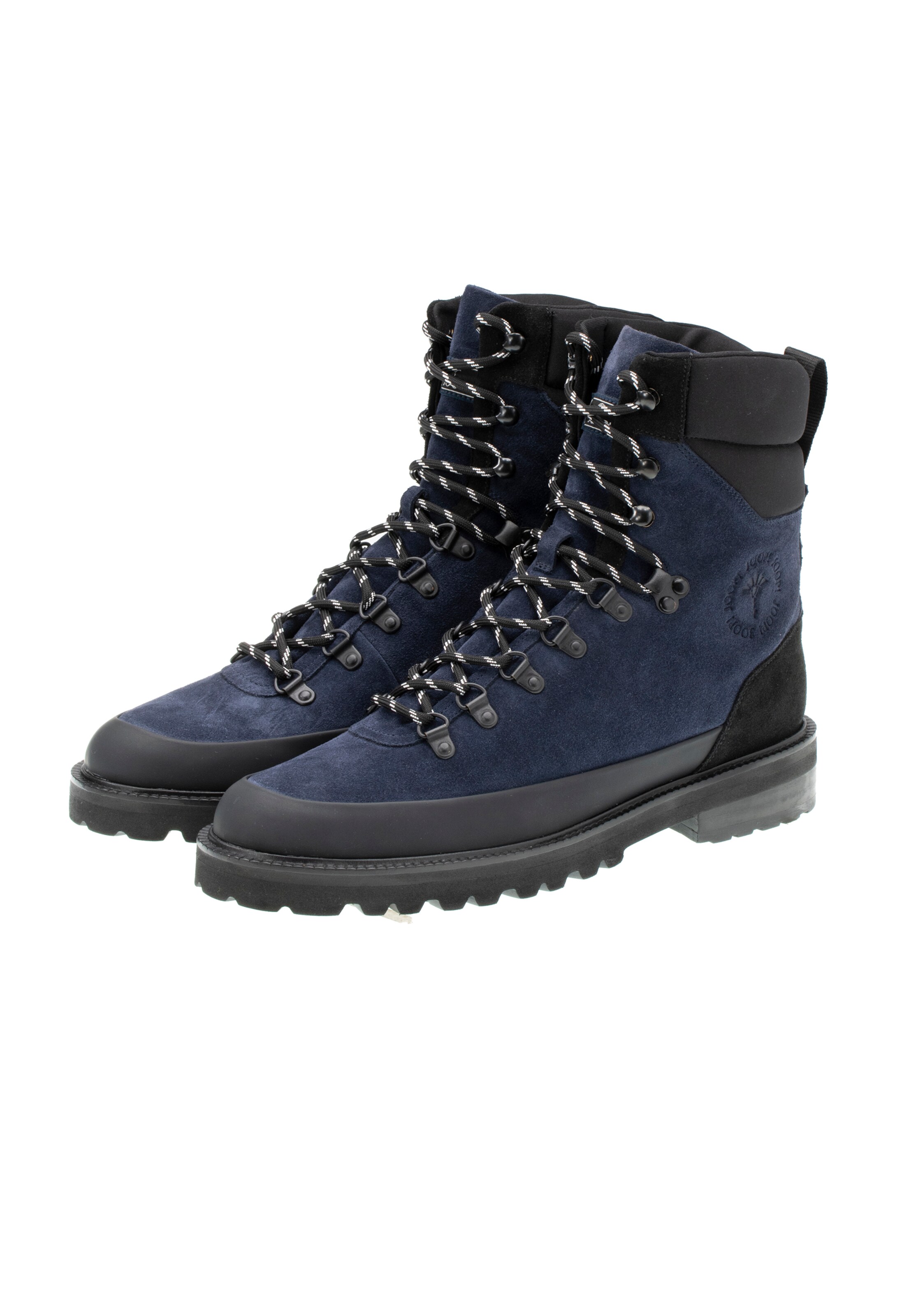 JOOP! - Botas con cordones 'Velluto Hektor' en azul