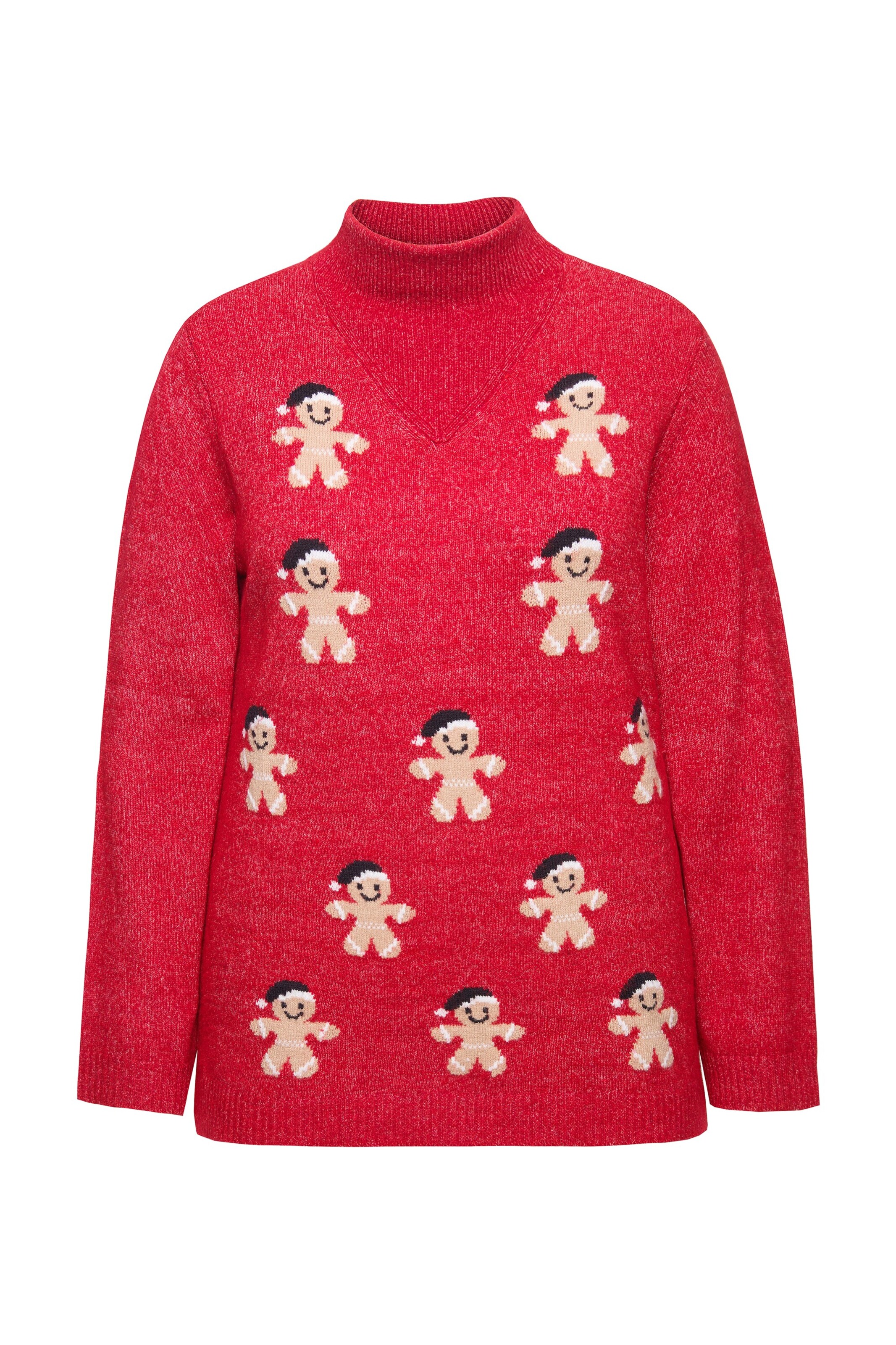 Ulla Popken Sweater in Red: front