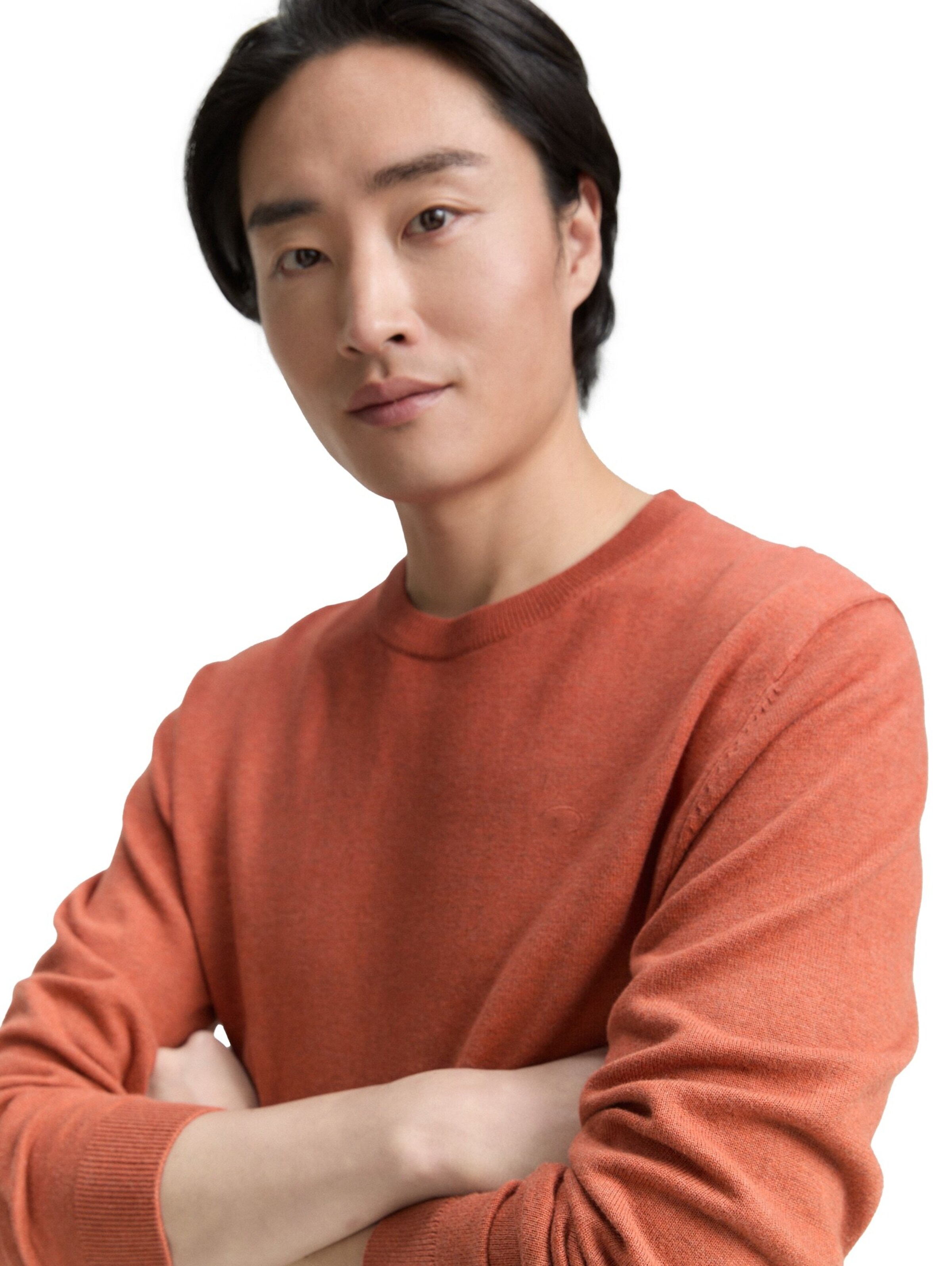 TOM TAILOR Sweater in Orange