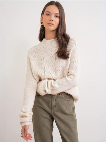 Pull-over MixRay en beige