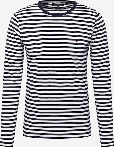 Tricou TOMMY HILFIGER pe albastru noapte / alb, Vizualizare produs