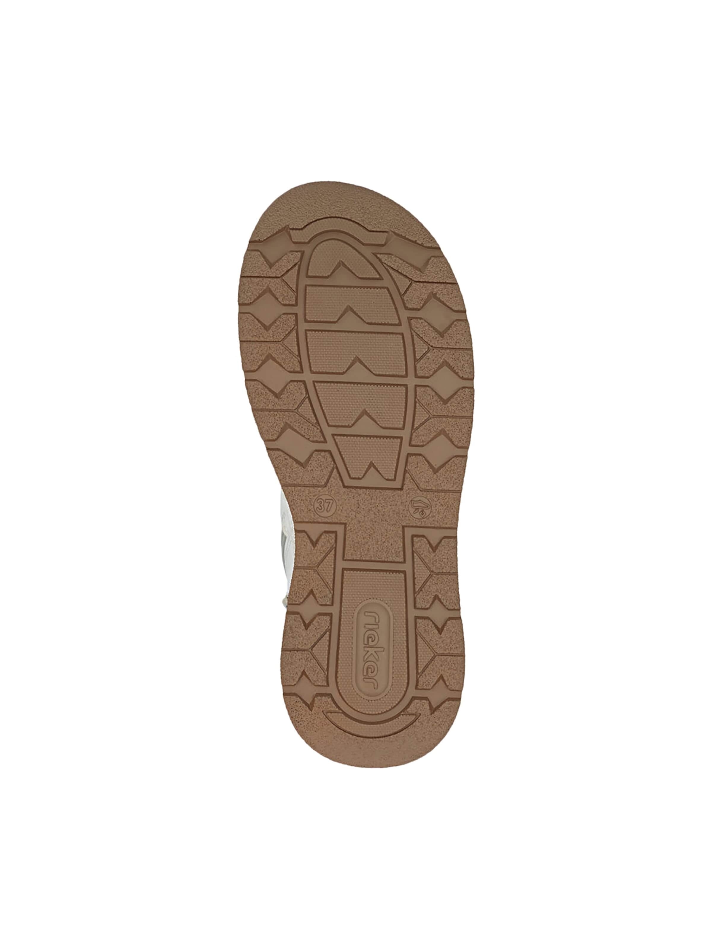 Sneaker alta di Rieker in beige