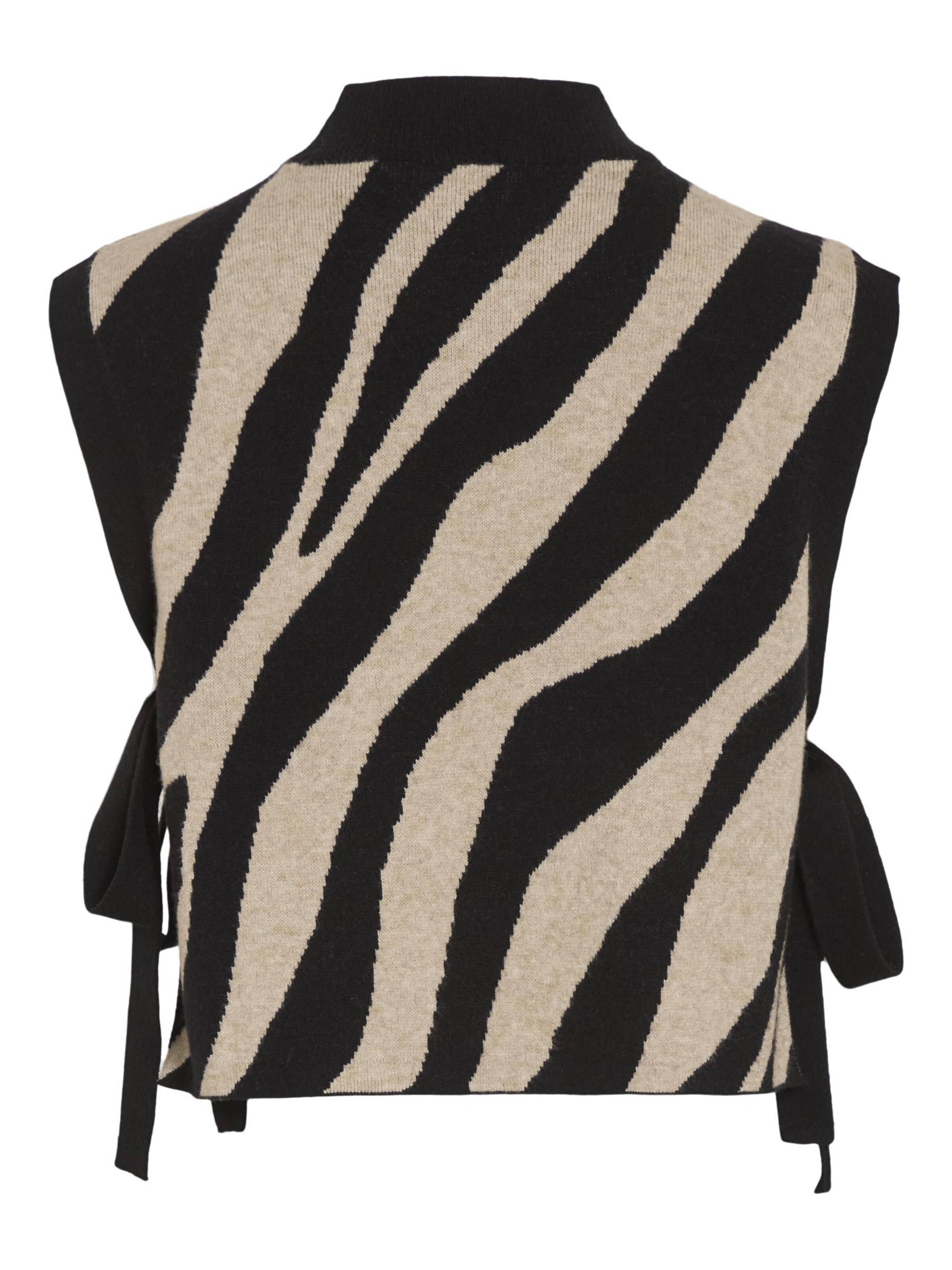 VILA Sweater 'VIRIL' in Black