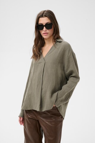 Part Two Shirt 'Ayo' in Green: front