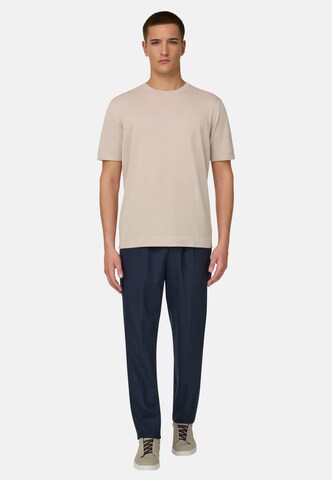 Coupe slim Pantalon à pince Boggi Milano en bleu