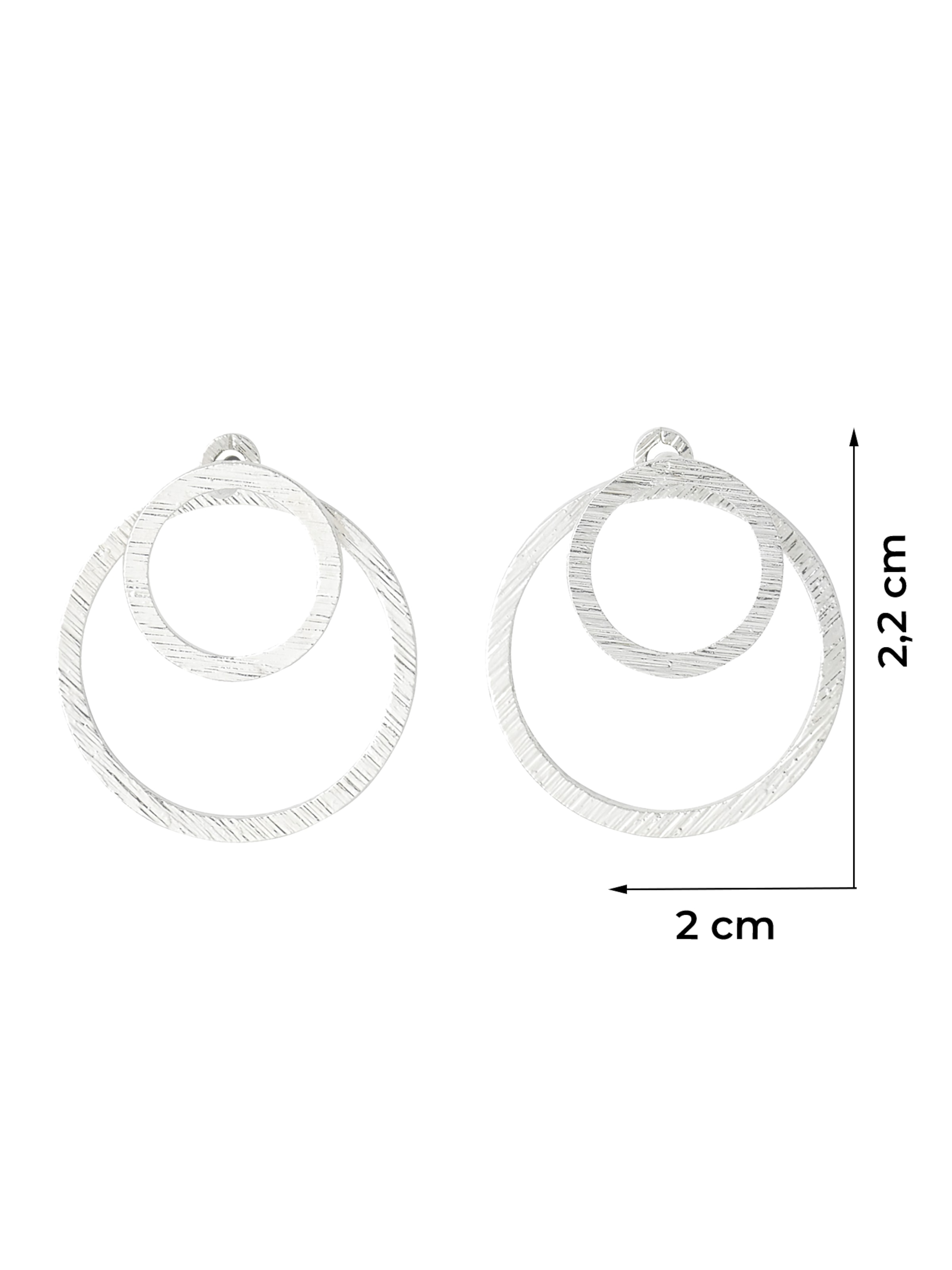 Pilgrim - Pendientes 'Zooey' en plata