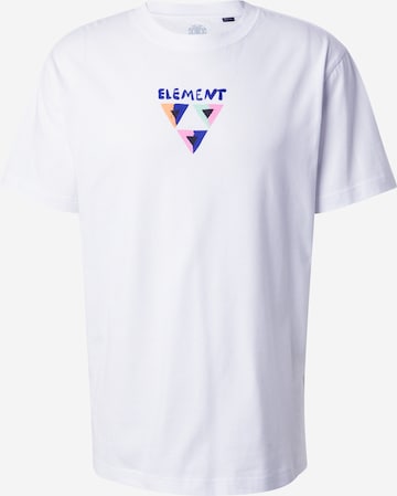 ELEMENT - Camiseta 'CONQUER' en blanco: frente