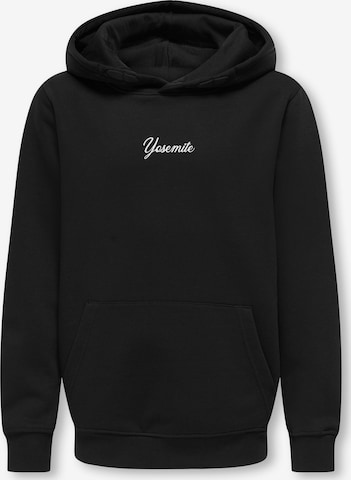Sweat 'OSJHans' Only & Sons Junior en noir : devant