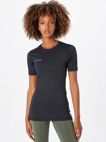 Hummel Performance Shirt in Black: front