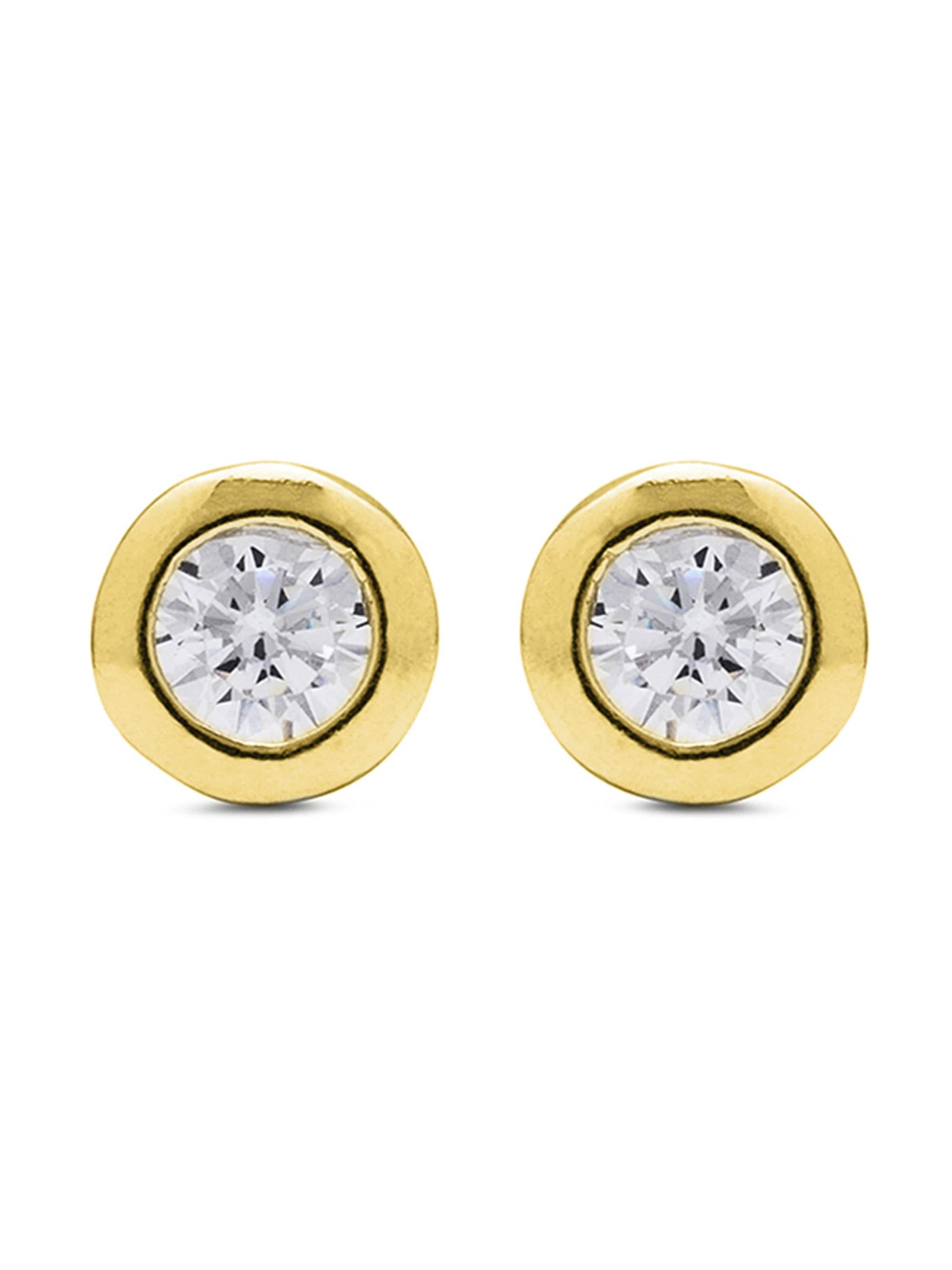 Luxenter Øreringe 'Zaja' i guld: forside